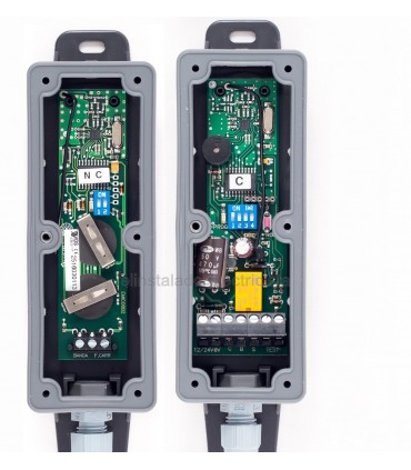 Emisor y receptor para control de seguridad puertas motorizadas