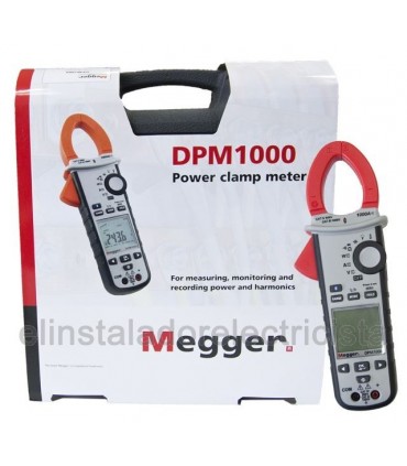 Pinza Vatimétrica Digital 1000V Megger DPM1000 con accesorios