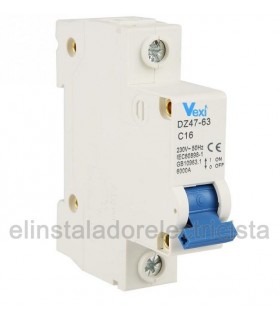 Automático 1 polo 16A Curva C 6kA
