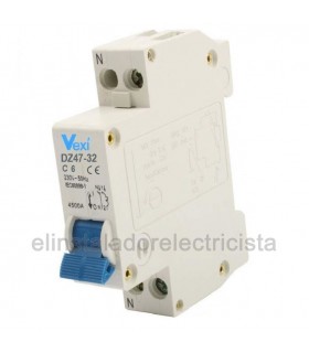 Magnetotérmico DPN 1P+N  6A 4,5kA Curva C