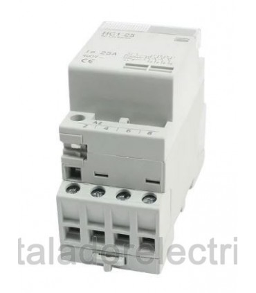 Contactor Modular 4 polos 25 Amperios bobina 230V