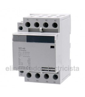 Contactor Modular 4P 40A - 230Vca  HC1-40A 4P