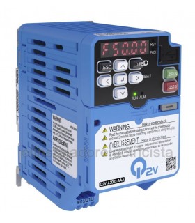 Variador de frecuencia Omron serie Q2V, 0.18kW, 200V, 3 fases, 1.2A