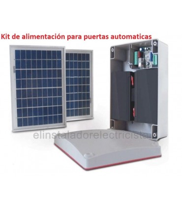 Kit de alimentación de puertas automaticas Sun Power