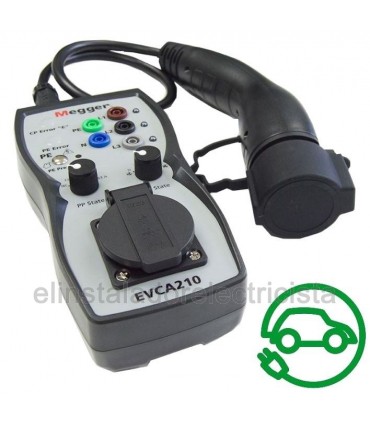Comprobador de puntos de carga para vehículos eléctricos EV CA210 Megger