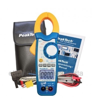 Pinza Amperimétrica 1000 A AC/DC Peaktech 1615
