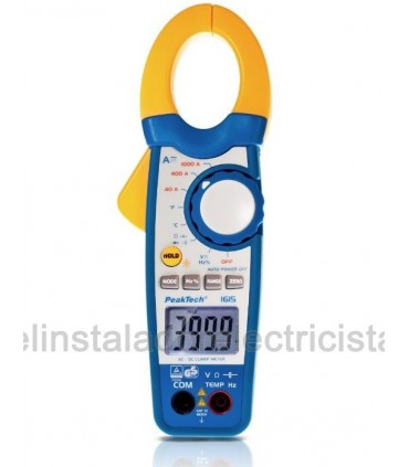 Pinza Amperimétrica 1000 A AC/DC Peaktech 1615