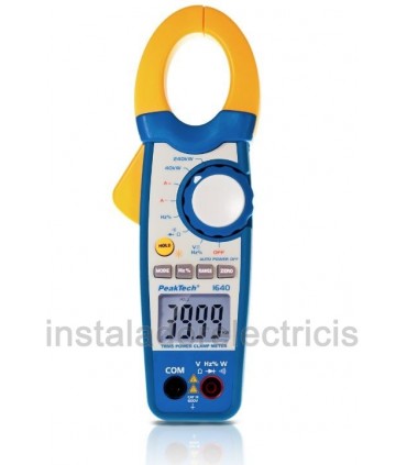 Pinza Amperimétrica Digital con True RMS Peaktech 1640