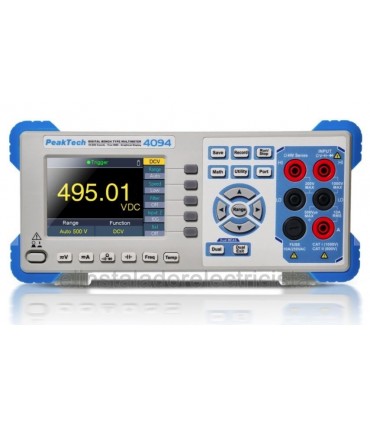 Multímetro de Mesa gráfico con TFT & RS-232 Interface Peaktech 4094