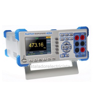 Multímetro de Mesa gráfico con TFT & RS-232 Interface Peaktech 4094