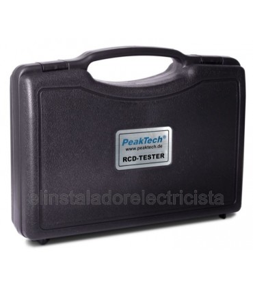 Comprobador de diferenciales RCD tester Peaktech 2710