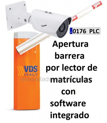 Kit Barrera 3 metros uso intensivo rápido con lector de matrículas