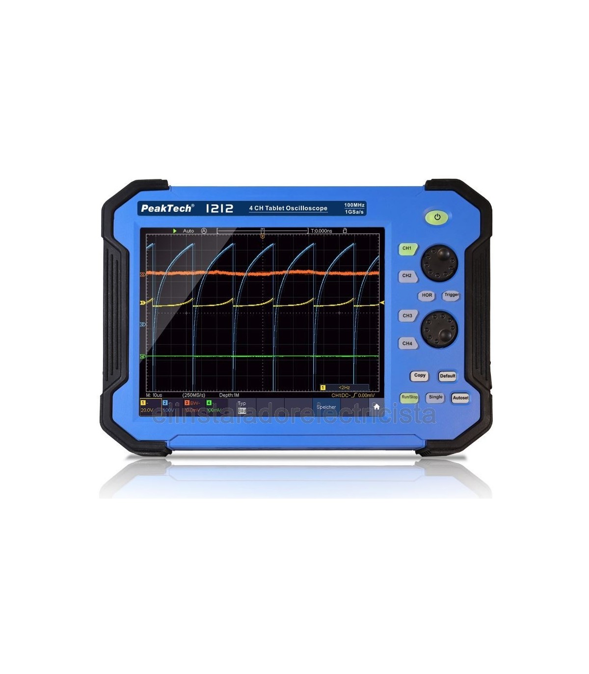 Osciloscopio digital de 100 MHz y 1 Gs/s