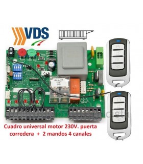 Cuadro de control Corredera 230V con 2 mandos Euro 230 M1