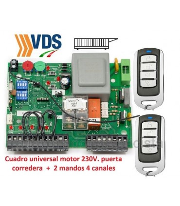 Cuadro de control Corredera 230V con 2 mandos Euro 230 M1