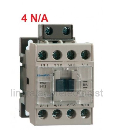 Contactor 4P, 85A, 4 N/O a 230Vac
