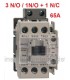 Contactor tripolar 65A, 1NO+1NC a 230Vac