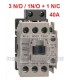 Contactor tripolar 40A, 1NO+1NC a 230Vac