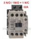 Contactor tripolar 32A, 1NO+1NC a 230Vac