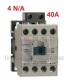 Contactor 4P, 40A, 4 N/O a 230Vac