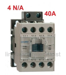 Contactor 4P, 40A, 4 N/O a 230Vac
