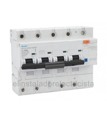 Diferencial con Automático incorporado 4P 100A 300mA