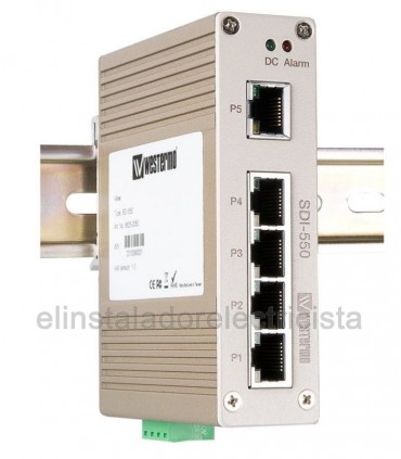 WES SDI-550 AA033435D OMRON Switch 5 x 10/100BaseTX