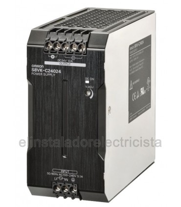Omron S8VK-C24024 de alimentación 240W/24V/10A carril DIN LITE