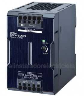 S8VK-S12024 Fuente de alimentación 120W/24V/5A carril DIN Push-in+