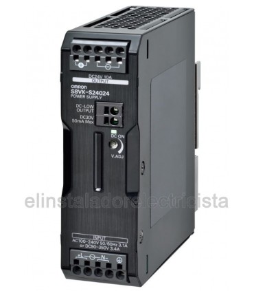 S8VK-S24024 Fuente de alimentación 240W/24V/10A carril DIN Push-in+