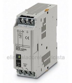 S8TS-02505 Fuente alimentación 25W, entrada 100-240VAC, salida 5Vcc