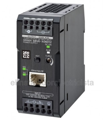 S8VK-X06012-EIP Fuente alimentación 60W, 12Vcc, 4.5A, Ethernet IP