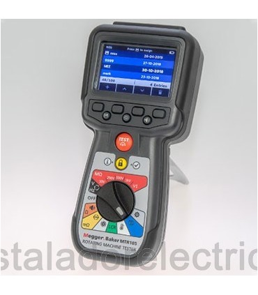 MTR105 Megger comprobador portátil de motores de 1 kV,