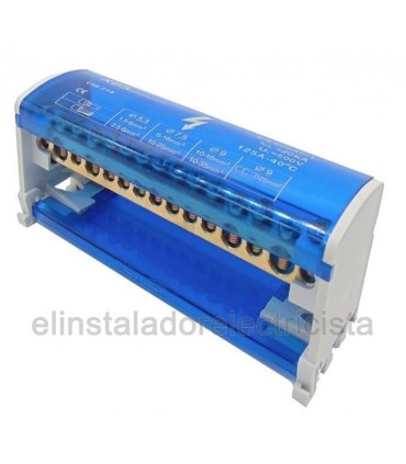 Repartidor de Energía de 2 polos y 11 salidas