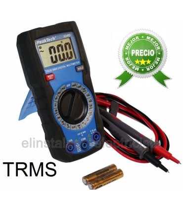 Multímetro digital TrueRMS rango manual PeakTech 1040