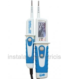 Medidor de Voltaje AC/DC, test RCD, display LCD 1090