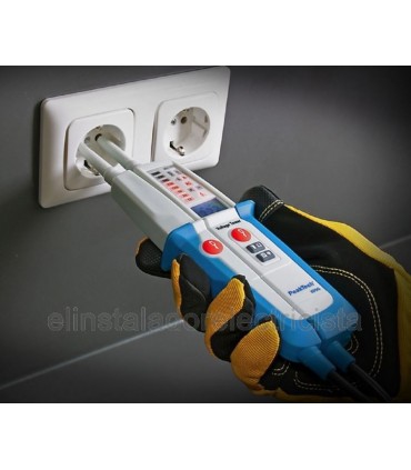 Medidor de Voltaje AC/DC, test RCD, display dual 1096