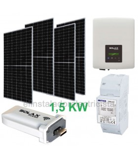 Kit Fotovoltáico de Autoconsumo monofásico 1,5kW