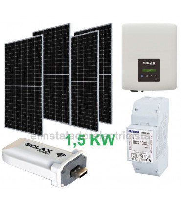 Kit Fotovoltáico de Autoconsumo monofásico 1,5kW