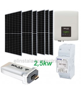Kit Fotovoltáico de Autoconsumo monofásico 2,5kW