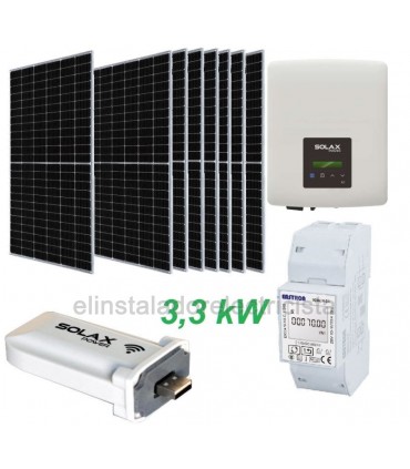 Fotovoltáico de Autoconsumo monofásico 3,3kW