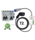 Equipo de recarga Portátil Wallbox OUT T2 conector Tipo 2