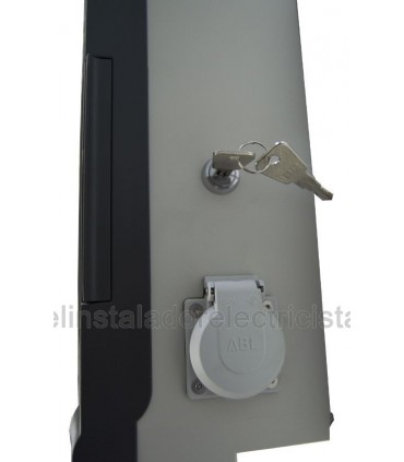 Policharger con protecciones, base schuko, llave bloqueo y conector T-2