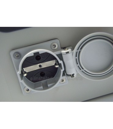 Policharger con protecciones, base schuko