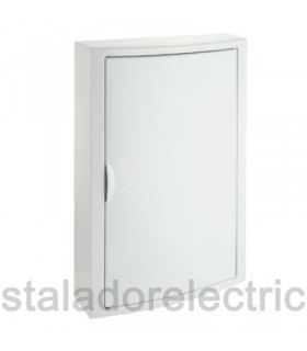 Caja de automáticos de superficie 42 elementos con puerta blanca