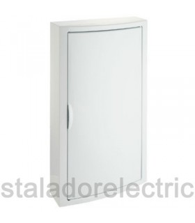 Caja de automáticos de superficie 56 elementos con puerta blanca