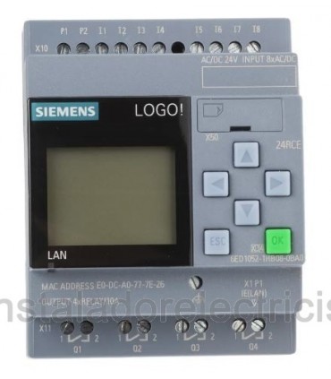 Siemens LOGO 12/24 RCE - 6ED1052-1FB08-0BA2