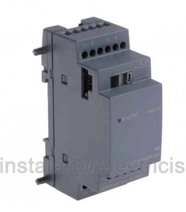 Módulo E/S Siemens LOGO!, 24 V dc, 2 salidas tipo Analógicas