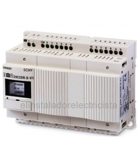 Zen 20C2DR-D-V2 Omron Sal. relé RTC 24DC