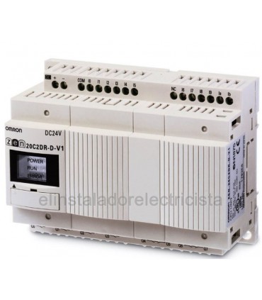 Zen 20C2DR-D-V2 Omron Sal. relé RTC 24DC